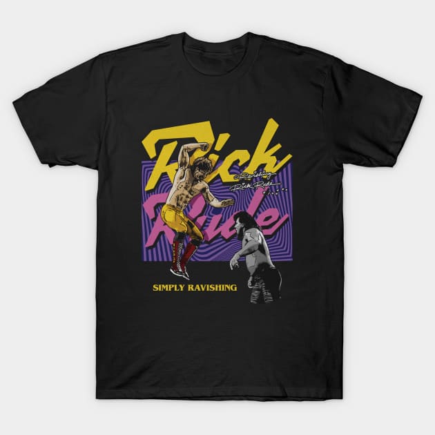 Rick Rude Ravishing Retro T-Shirt by MunMun_Design
